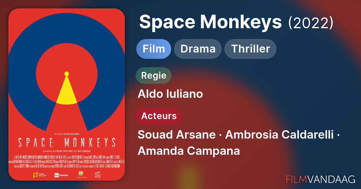 Space Monkeys (film, 2022) kopen op dvd of blu-ray - FilmVandaag.nl