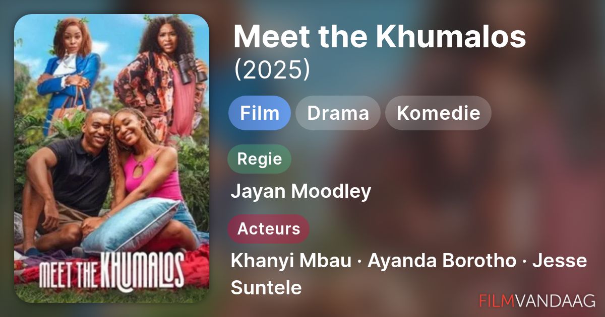 Meet the Khumalos (film, 2025) FilmVandaag.nl