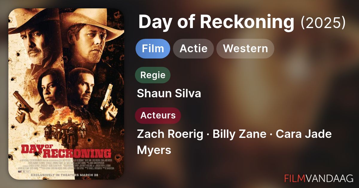 Day of Reckoning (film, 2025) FilmVandaag.nl