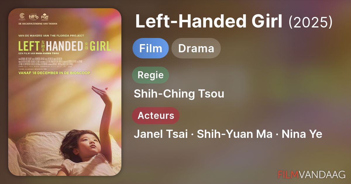 Left-Handed Girl (film, 2025) - FilmVandaag.nl