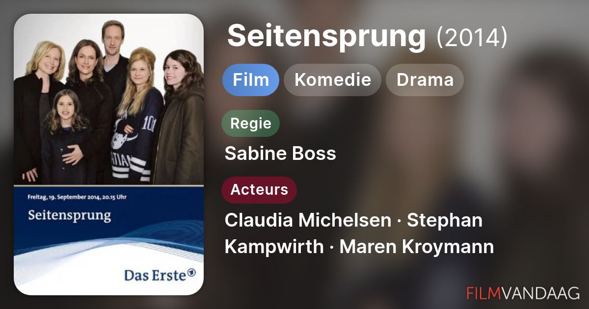 Seitensprung Film 2014 Filmvandaagnl 