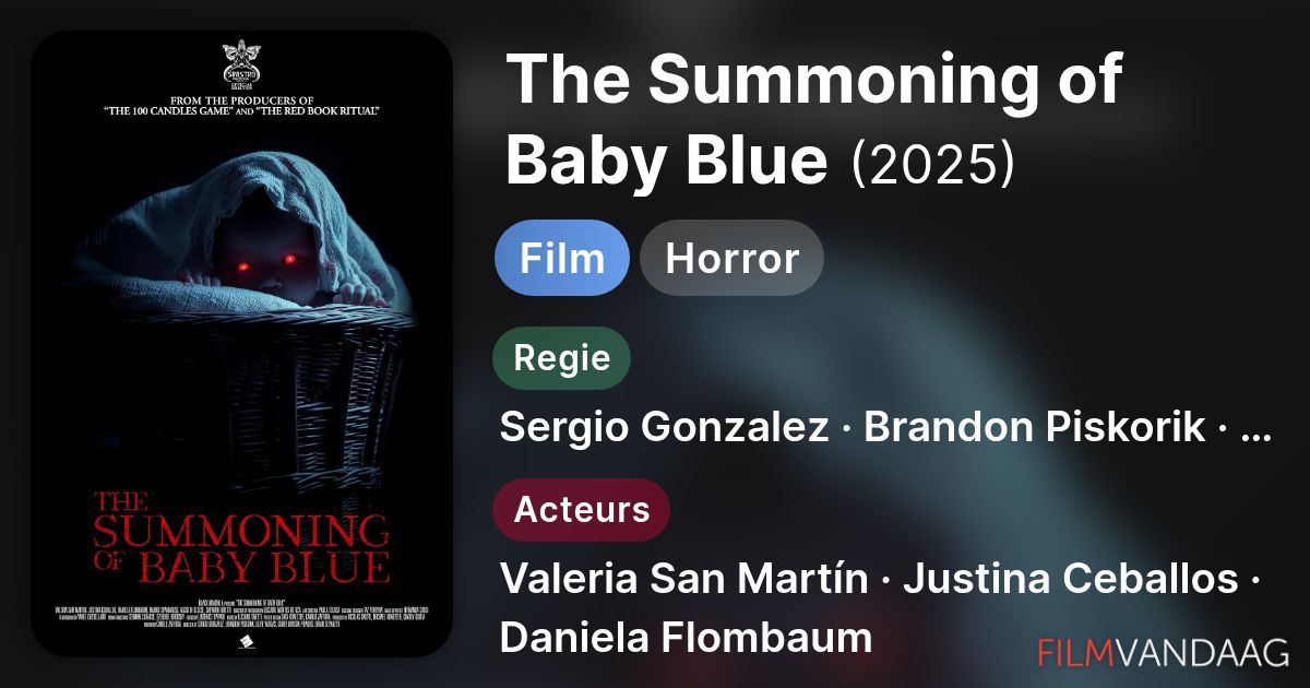 The Summoning of Baby Blue (film, 2025) - FilmVandaag.nl
