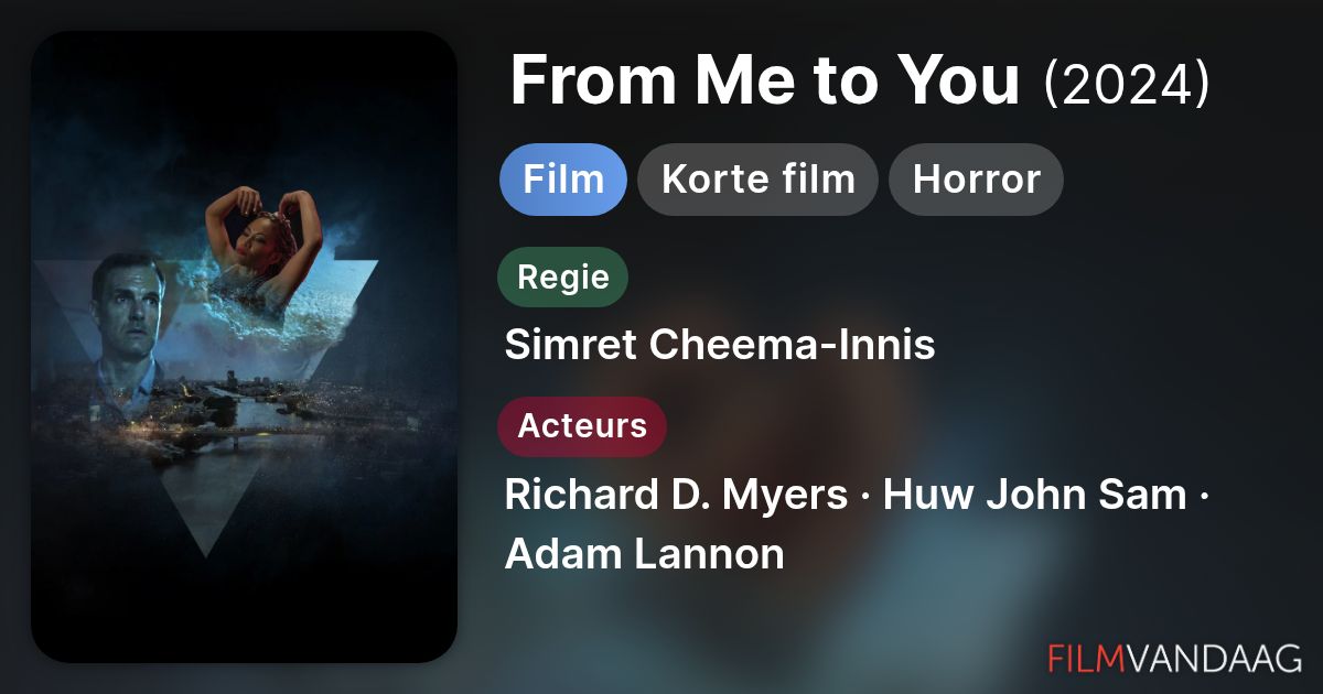 From Me to You (film, 2024) kopen op dvd of blu-ray - FilmVandaag.nl