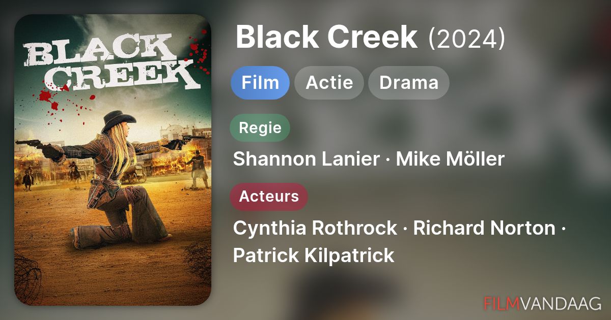 Black Creek (film, 2024) FilmVandaag.nl