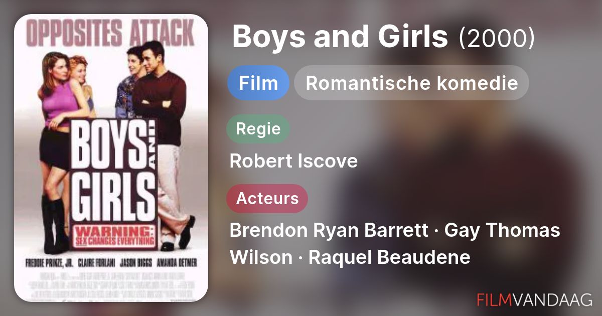 Boys and Girls (film, 2000) FilmVandaag.nl