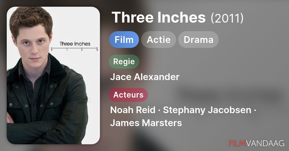 Three Incehes Three Inches (film, 2011) kopen op dvd of blu-ray - FilmVandaag.nl