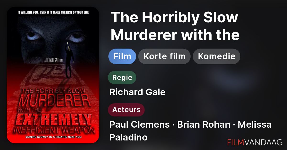 The Horribly Slow Murderer with the Extremely Inefficient Weapon (film