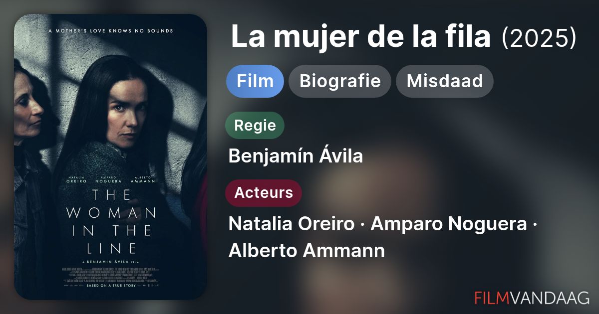 La mujer de la fila (film, 2025) - FilmVandaag.nl