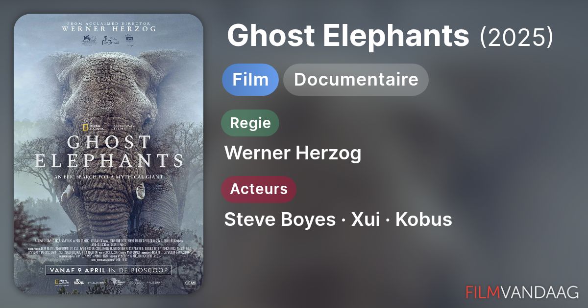 Ghost Elephants (film, 2025) - FilmVandaag.nl