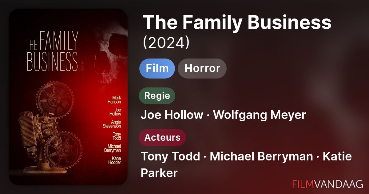 Alle acteurs in The Family Business (film, 2024) - FilmVandaag.nl