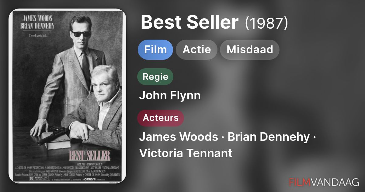 Best Seller (film, 1987) - FilmVandaag.nl