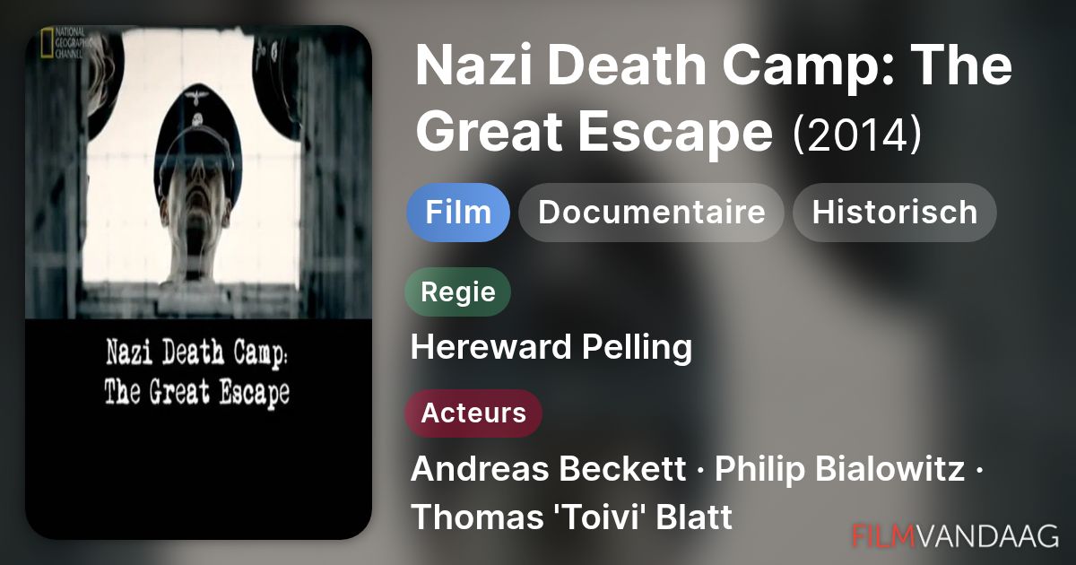 Nazi Death Camp: The Great Escape (film, 2014) - FilmVandaag.nl