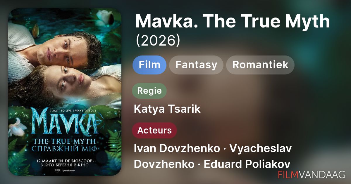 Mavka. The True Myth (film, 2026) - FilmVandaag.nl