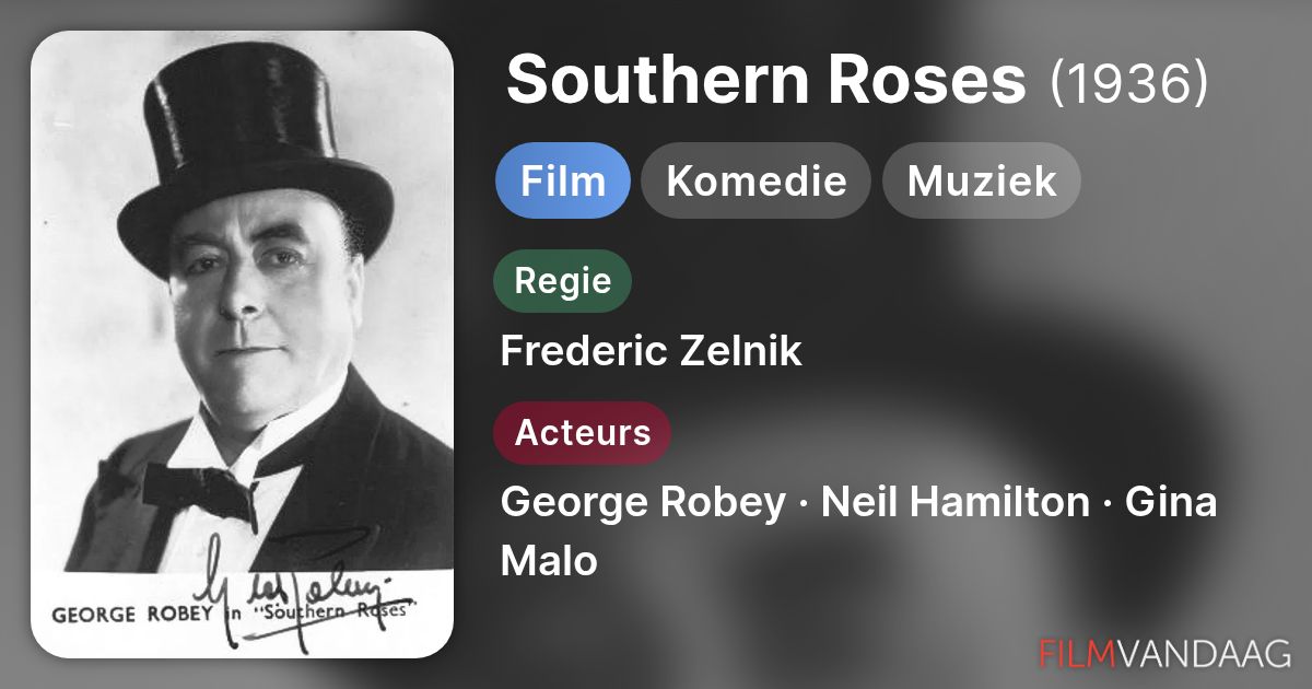 Southern Roses (film, 1936) - FilmVandaag.nl