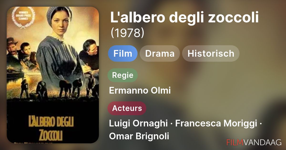 cast di l'albero degli zoccoli