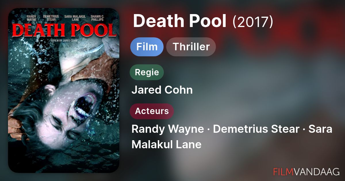 Death Pool (film, 2017) - FilmVandaag.nl