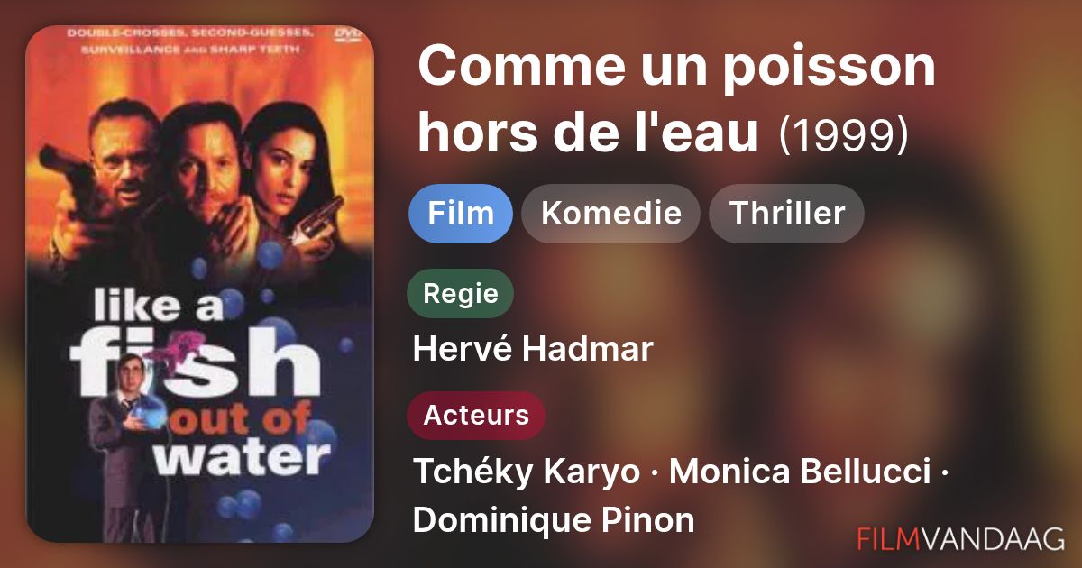 Comme Un Poisson Hors De L eau film 1999 Kopen Op Dvd Of Blu ray comme-un-poisson-hors-de-l-eau-film-1999-kopen-op-dvd-of-blu-ray