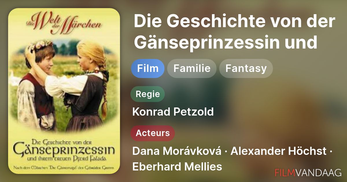 die gänseprinzessin und ihr treues pferd falada