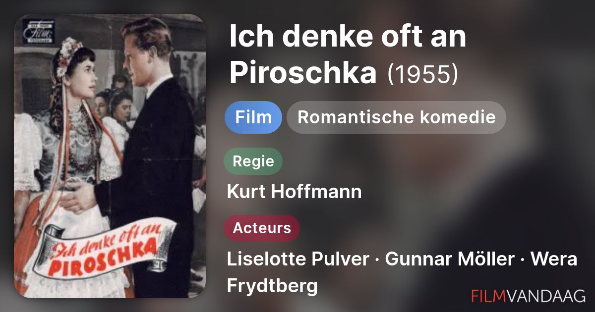 Besetzung Von Ich Denke Oft An Piroschka Ich denke oft an Piroschka (film, 1955) - FilmVandaag.nl