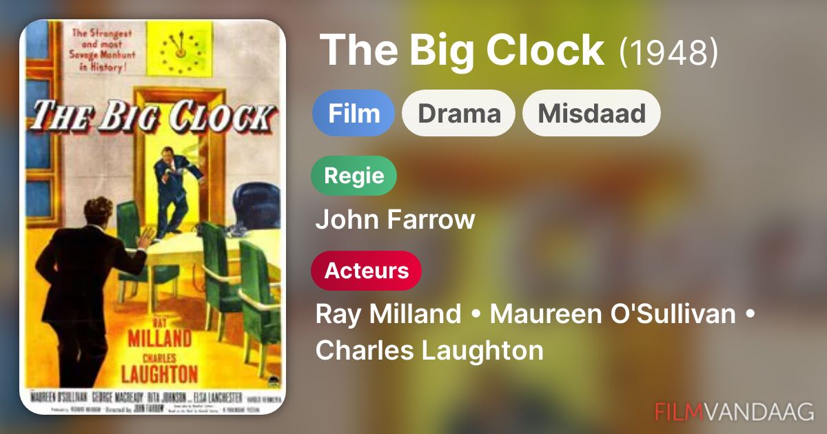 The Big Clock (film, 1948) FilmVandaag.nl