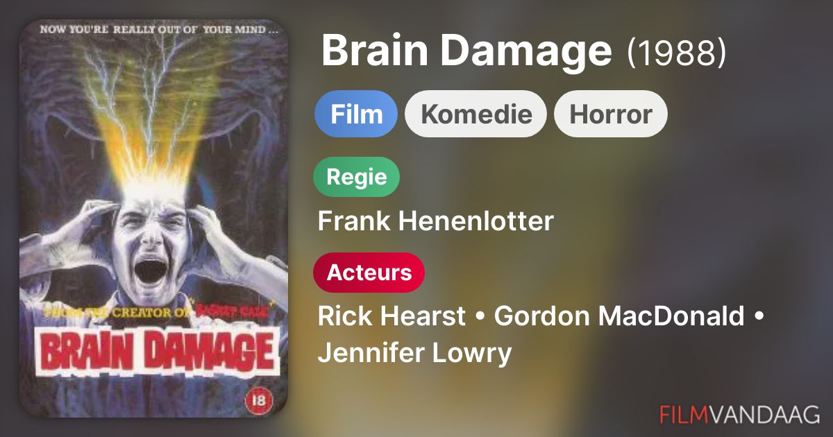 Brain Damage (film, 1988) FilmVandaag.nl