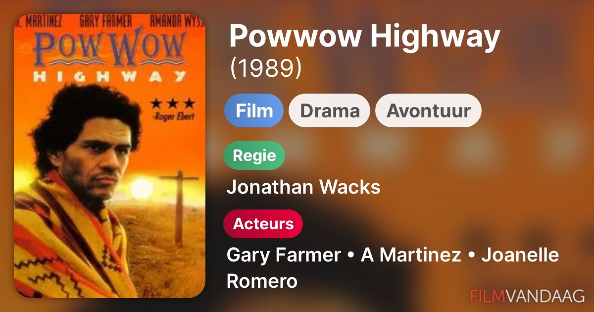 Powwow Highway (film, 1989) FilmVandaag.nl