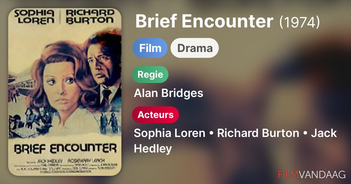 Brief Encounter (film, 1974) FilmVandaag.nl