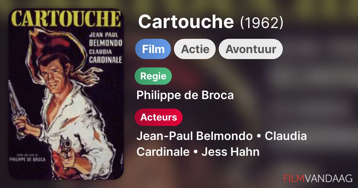 Cartouche (film, 1962) FilmVandaag.nl