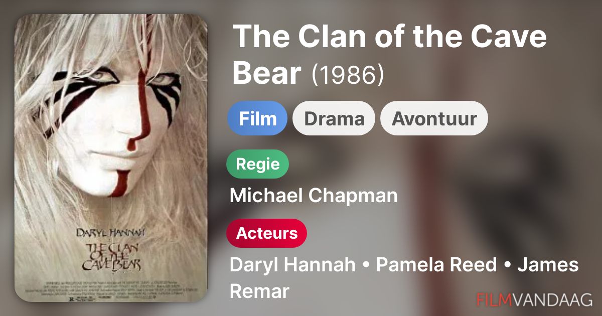 The Clan of the Cave Bear (film, 1986) FilmVandaag.nl