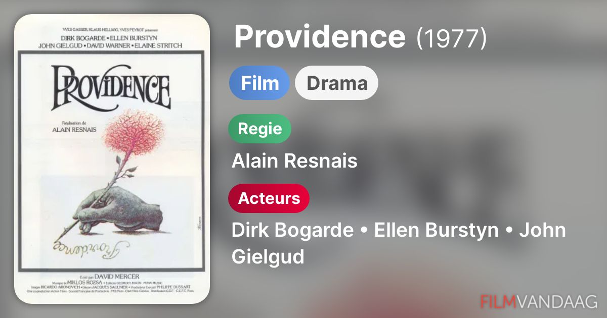 Providence (film, 1977) FilmVandaag.nl