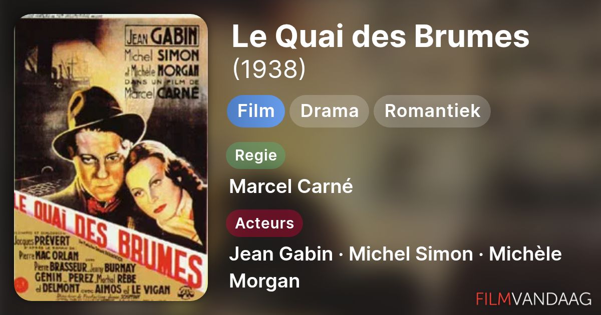 Le Quai des Brumes (film, 1938) - FilmVandaag.nl