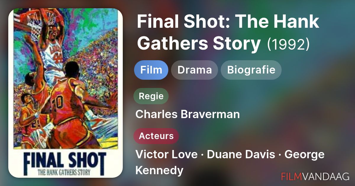 Final Shot: The Hank Gathers Story (film, 1992) - FilmVandaag.nl