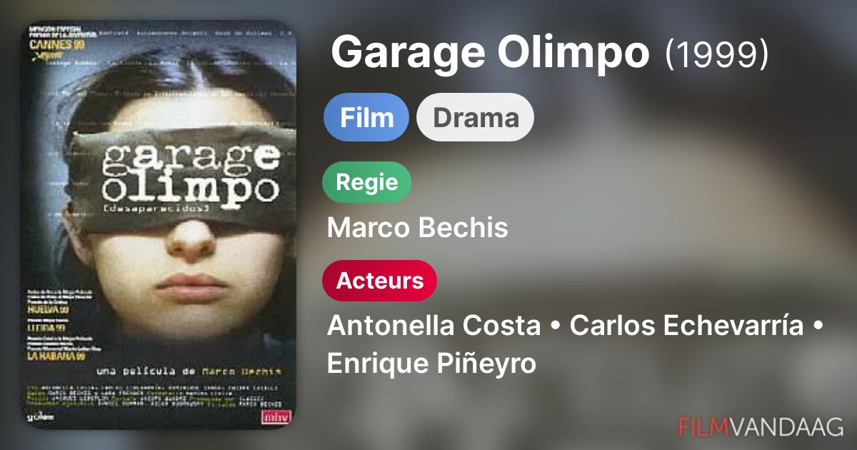 Garage Olimpo (film, 1999) FilmVandaag.nl