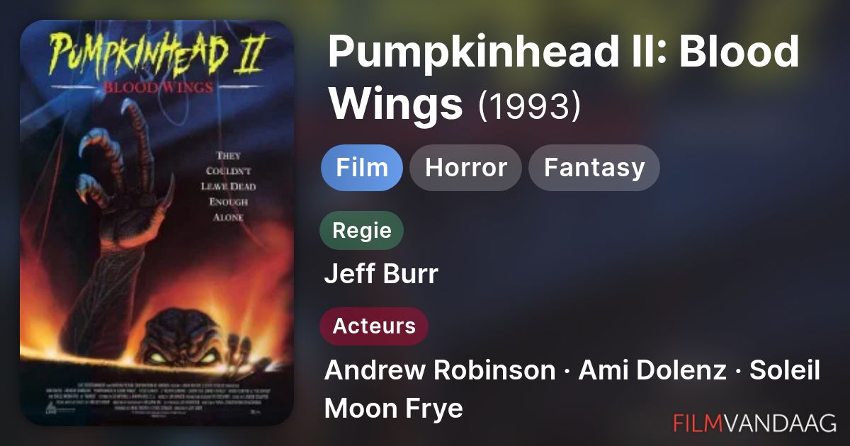 Pumpkinhead II Blood Wings (film, 1993) FilmVandaag.nl