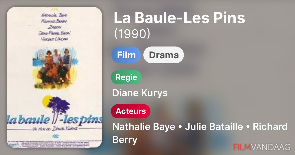 Filmtrailer La BauleLes Pins (film, 1990) FilmVandaag.nl Filmtrailer La BauleLes Pins (film, 1990) FilmVandaag.nl
