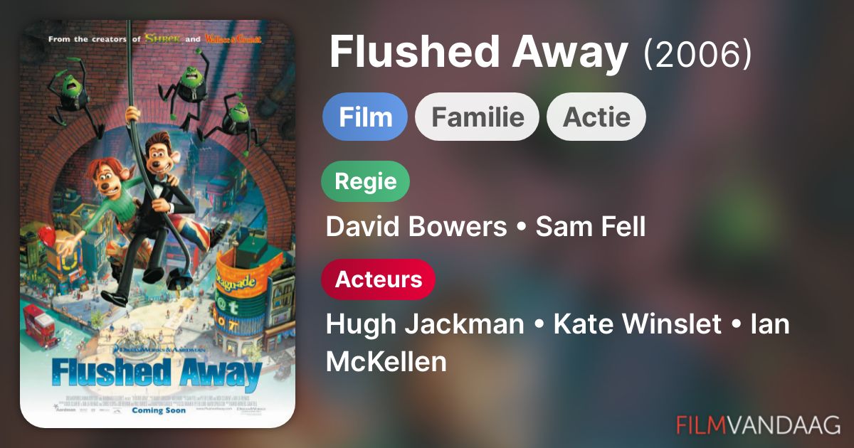 Flushed Away (film, 2006) FilmVandaag.nl