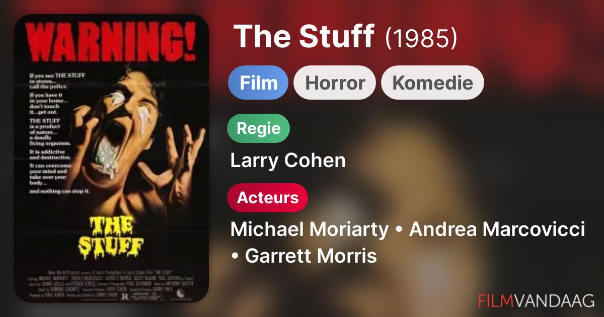 The Stuff (film, 1985) FilmVandaag.nl