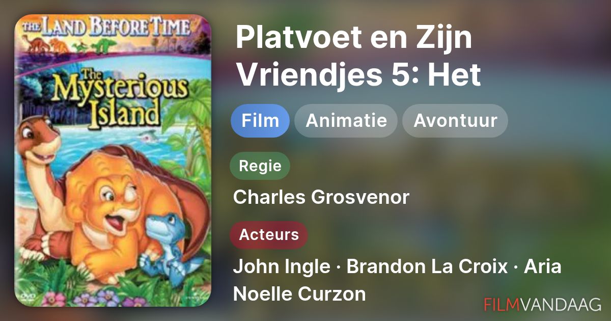 Platvoet en Zijn Vriendjes 5: Het Mysterieuze Eiland (film, 1997) kopen