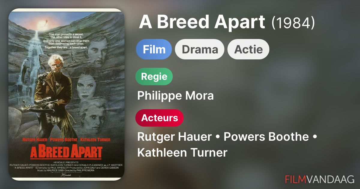 A Breed Apart (film, 1984) kopen op dvd of bluray FilmVandaag.nl A Breed Apart Legacy Series 2025 Release