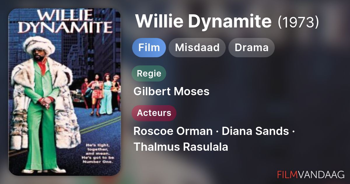 Willie Dynamite (film, 1973) FilmVandaag.nl