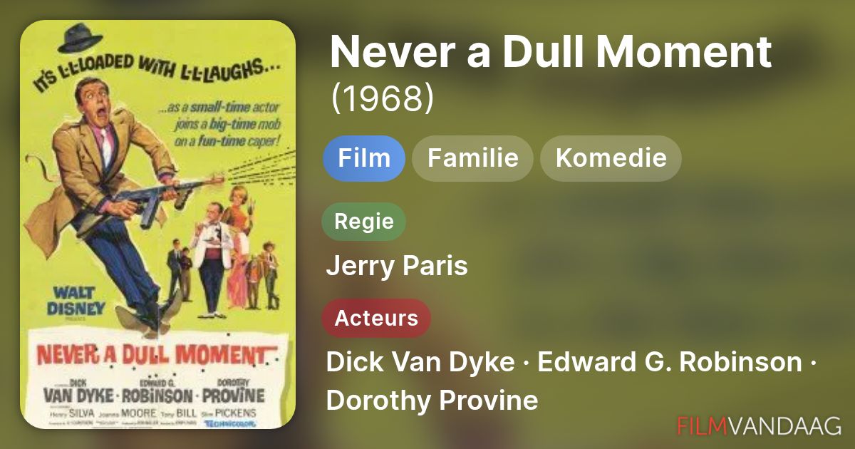 Never A Dull Moment Nederlands