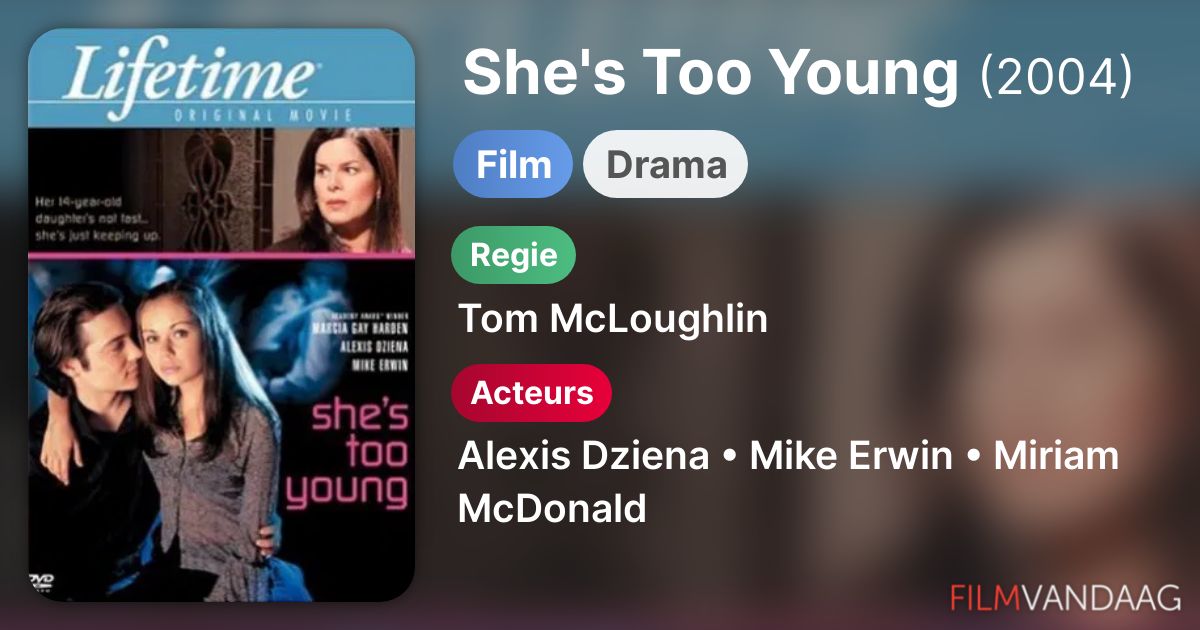 She's Too Young (film, 2004) kopen op dvd of bluray FilmVandaag.nl