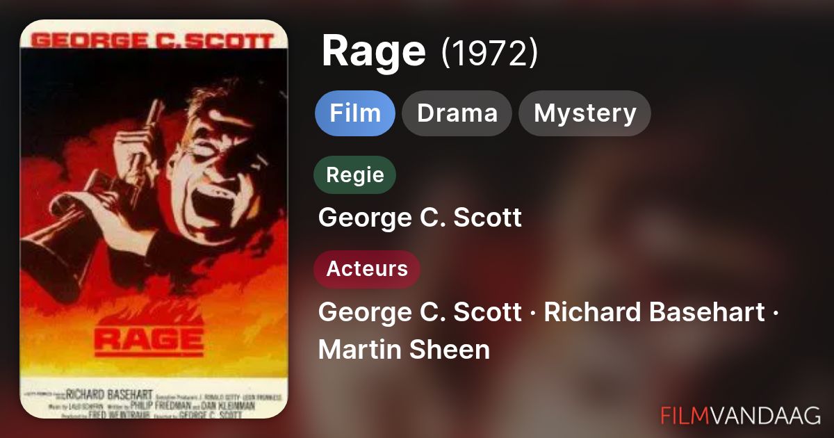 Rage (film, 1972) - FilmVandaag.nl