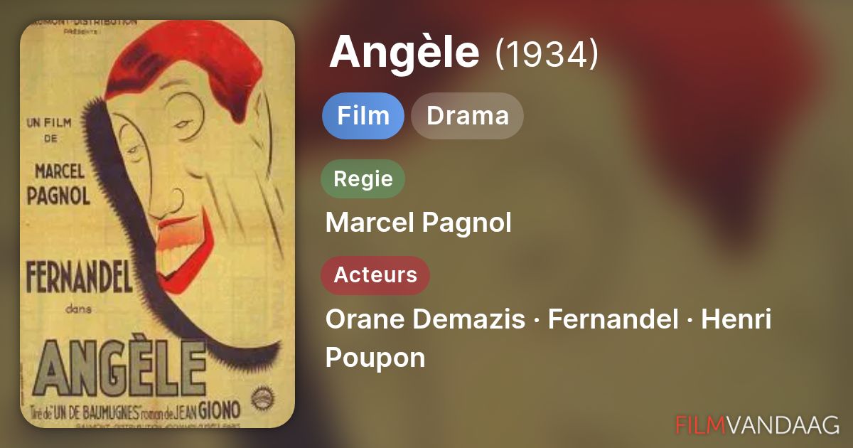 Angèle (film, 1934) - FilmVandaag.nl