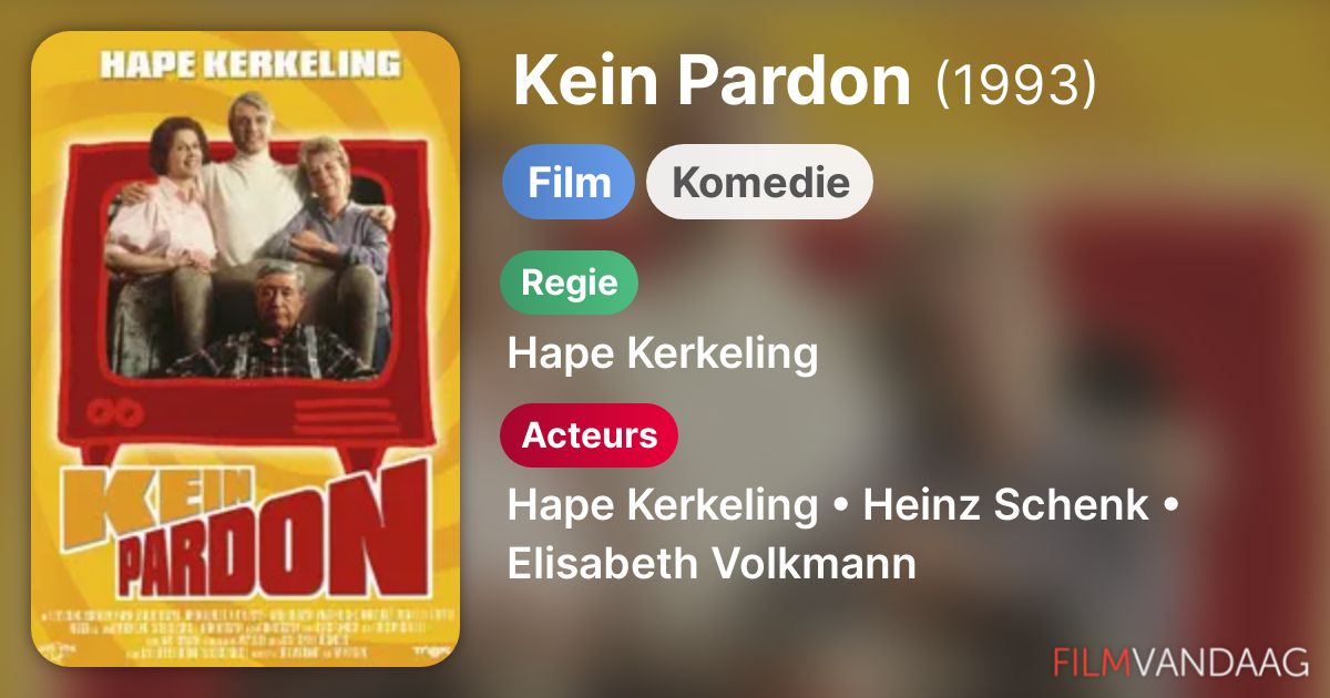 Kein Pardon (film, 1993) - FilmVandaag.nl