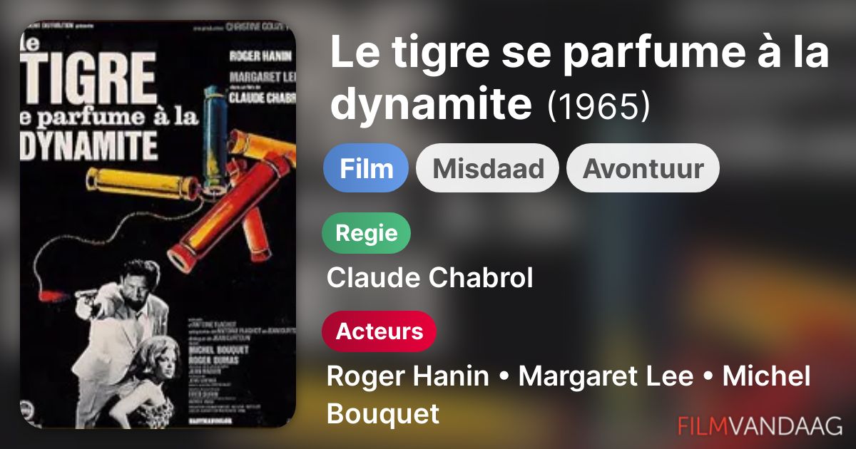 Le Tigre Se Parfume à La Dynamite Le tigre se parfume à la dynamite (1965) - FilmVandaag.nl
