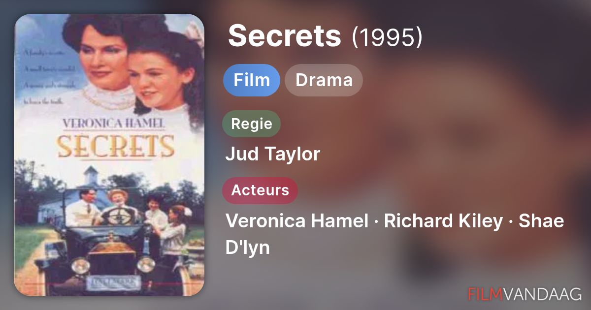 Secrets (film, 1995) - FilmVandaag.nl