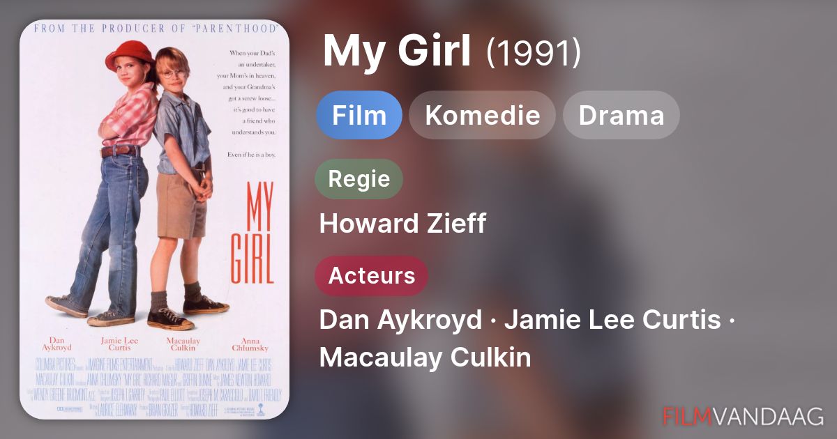 My Girl Film Complet En Français Streaming www.filmvandaag.nl