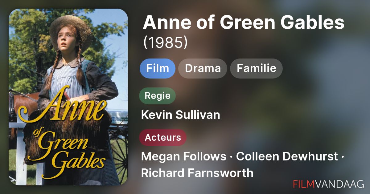 Anne of Green Gables (film, 1985) - FilmVandaag.nl