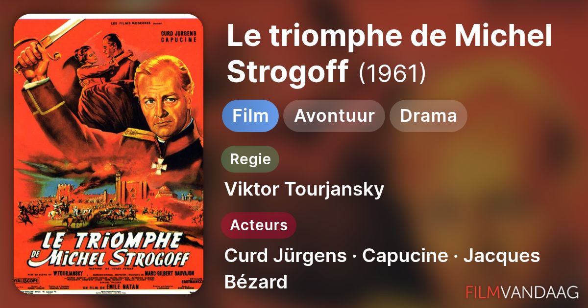 Distribution De Le Triomphe De Michel Strogoff